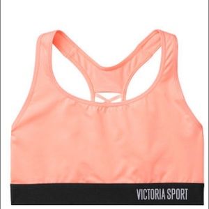 VS Strappy Sports Bra the player apricot S NWT